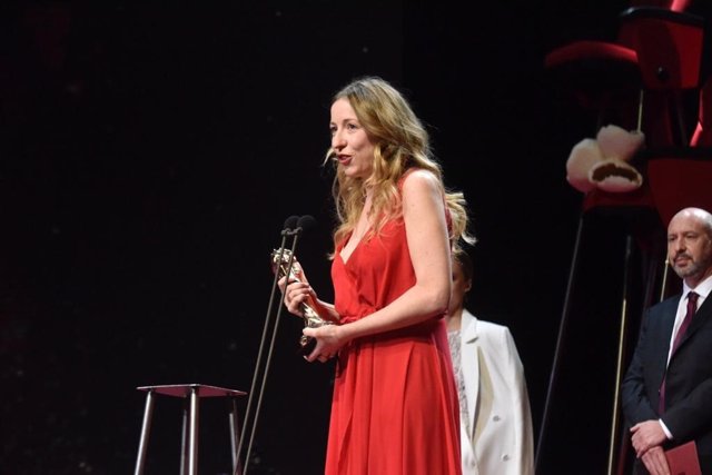 La cineasta Pilar Palomero, que se ha alzado con el Premi Gaudí a la Mejor Dirección por su film 'Las niñas'