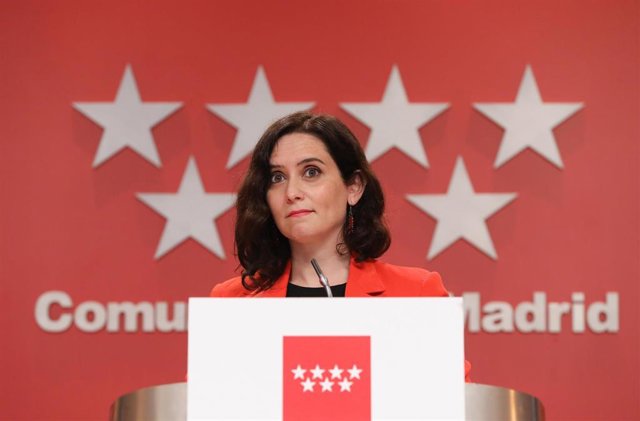 La presidenta de la Comunidad de Madrid, Isabel Díaz Ayuso