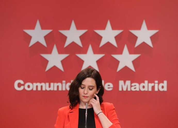La presidenta de la Comunidad de Madrid, Isabel Díaz Ayuso