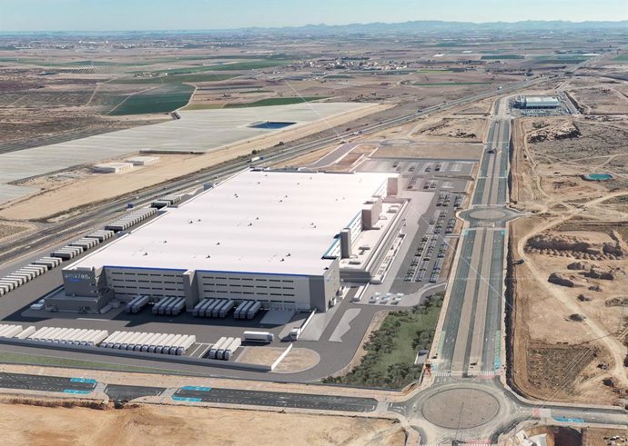Imagen del Centro Logístico de Amazon en Murcia