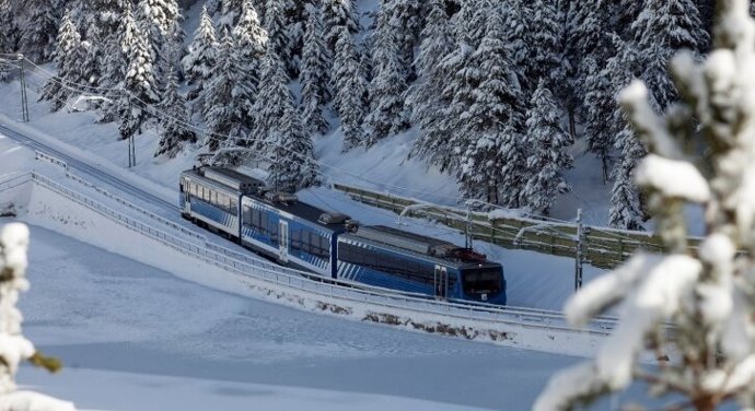 El tren Cremallera de Núria