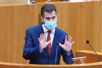 Tudanca detalla su proyecto basado en el consenso, la palabra, la "ética intachable" y el "compromiso" con CyL