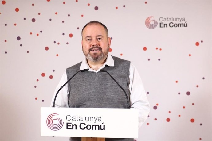 El portavoz de los comuns y diputado en el Congreso, Joan Mena