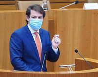 Mañueco reitera su confianza en sus compañeros de Gobierno y en los procuradores de PP y Ciudadanos