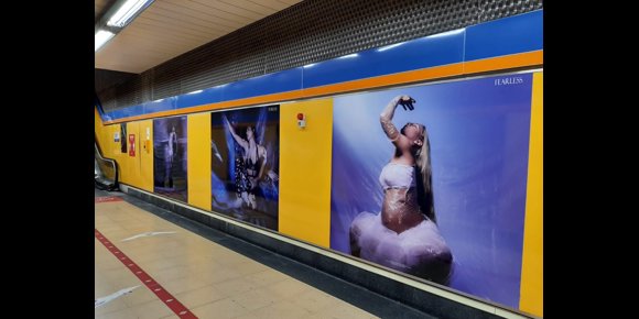 3. Las instalaciones de Metro exhiben la exposición #DanzaXAgua para concienciar sobre el cuidado del planeta