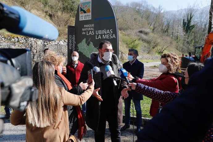 Adrián Barbón, en Quirós