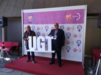 UGT pide a los trabajadores que voten por la "izquierda progresista" para evitar que se "quiten derechos"