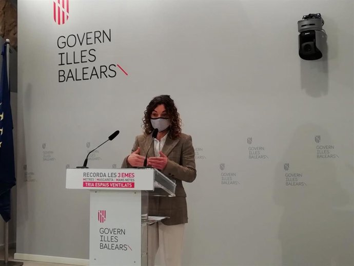 La consellera de Hacienda y Relaciones Exteriores, Rosario Sánchez.