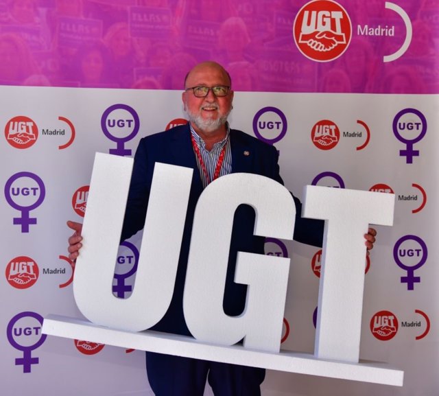 El secretario general de UGT Madrid, Luis Miguel López Reillo.