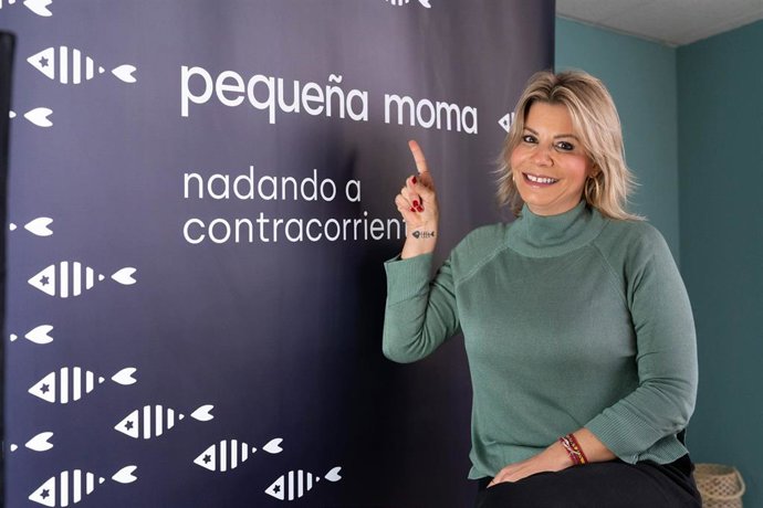 Paloma Jáudenes, cofundadora y CEO de Pequeña Moma, presenta la nueva imagen de la marca de moda