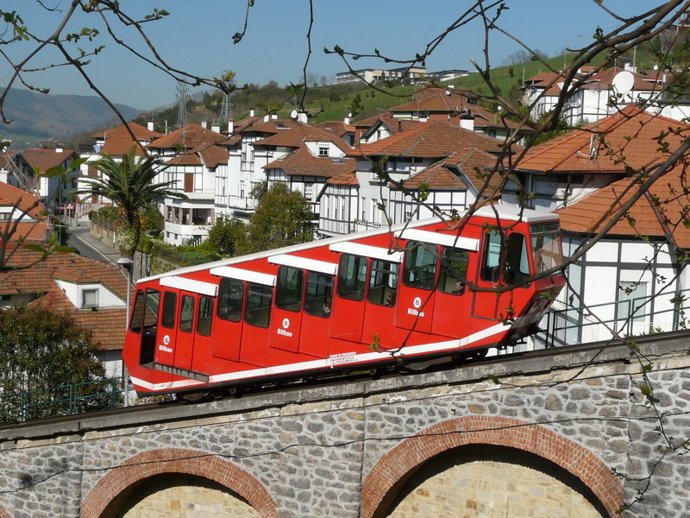 Archivo - Funicular de Artxanda, en Bilbao.