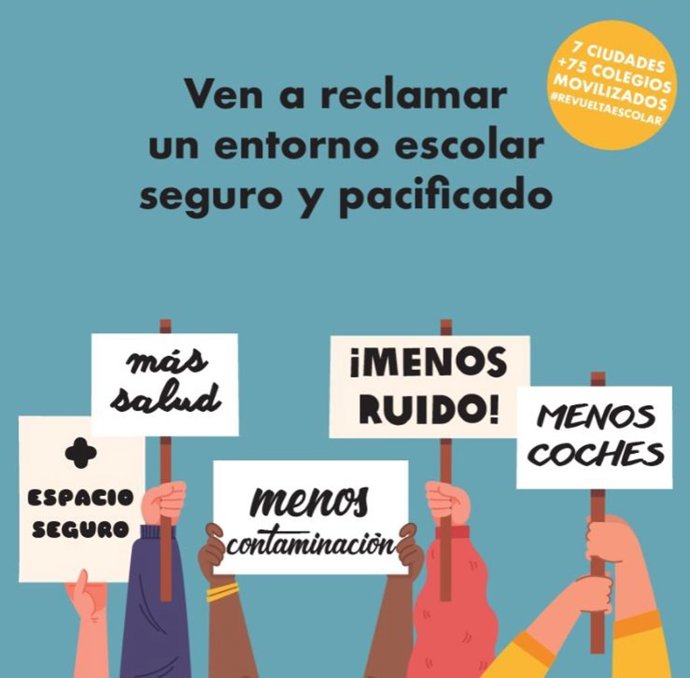 Cartel revuelta escolar