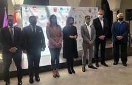 Presentación del partido de fútbol clasificatorio para el mundial de Catar 2022 entre Noruega y Turquía que acogerá la Rosaleda el 27 de marzo