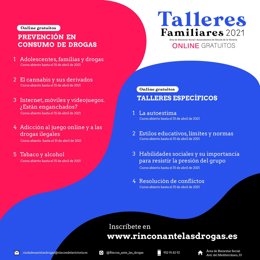 Bienestar Social Organiza Talleres Familiares Online Gratuitos Sobre Prevención En Consumo De Drogas Y Otros Problemáticas En Adolescentes