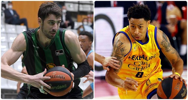 Tomic (Joventut) y Slaughter (Gran Canaria)