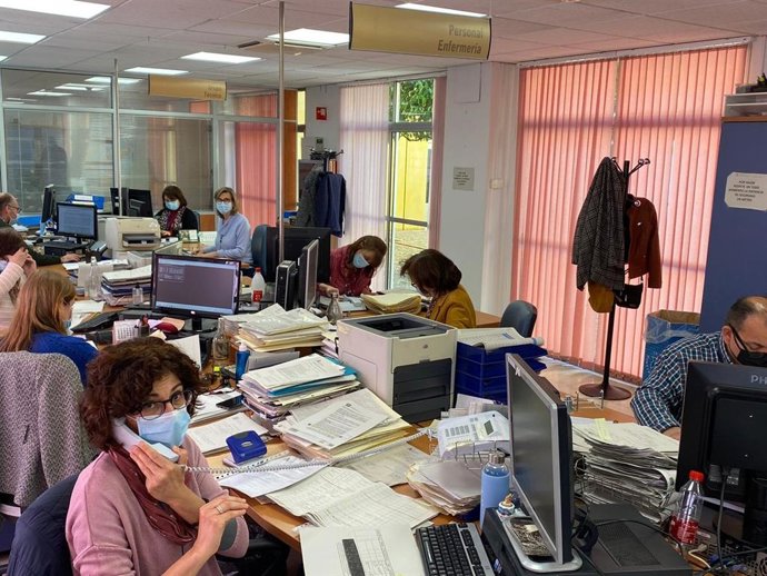 Profesionales del área de Personal del Hospital Reina Sofía