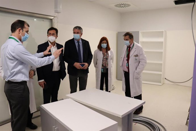 Visita a las obras del Hospital de Poniente, en El Ejido