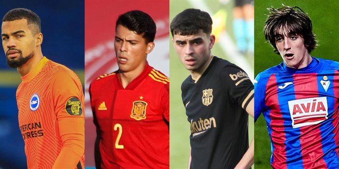 Robert Sánchez, Pedro Porro, Pedri y Bryan Gil, debutantes en la selección española absoluta