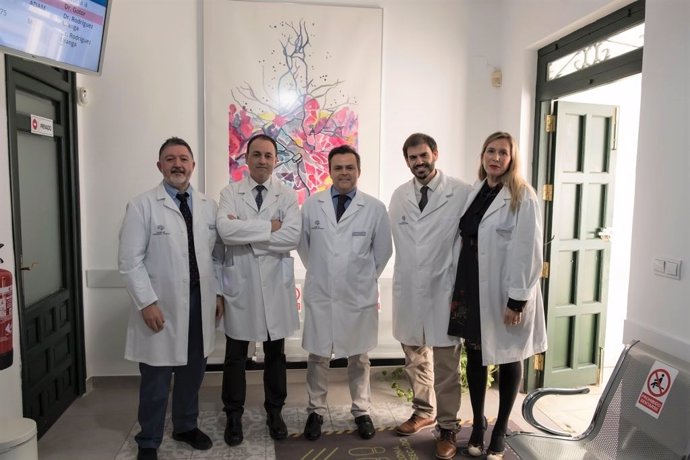 Responsables del servicio de neurología, neuropsiquiatría y neuropsicología del Centro de Neurología Avanzada (CNA), presente en Málaga, Sevilla, Huelva y Cádiz.