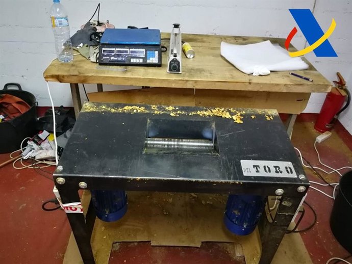 Maquinaria utilizada para la picadura de tabaco