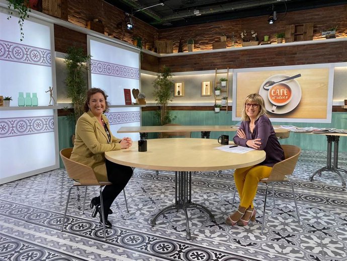Alícia Romero (PSC) en 'Caf d'Idees' de La2 y Rdio 4.