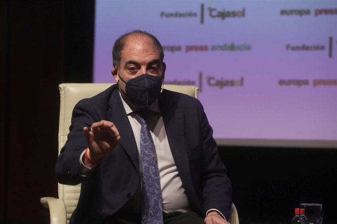 Archivo - El presidente de ATA, Lorenzo Amor, interviene en los desayunos informativos de Europa Press Andalucía, foto de archivo