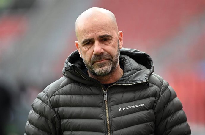 Peter Bosz con el Bayer Leverkusen