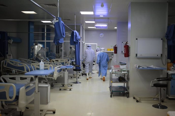 Archivo - Un hospital en la capital de Yemen, Saná, durante la pandemia de coronavirus