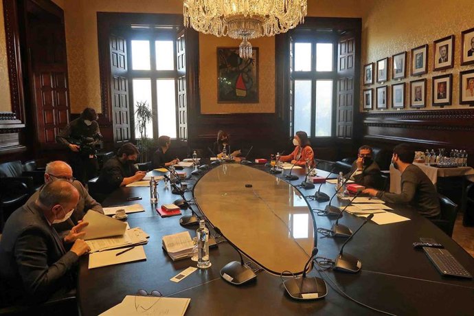 Reunión de la Mesa del Parlament.