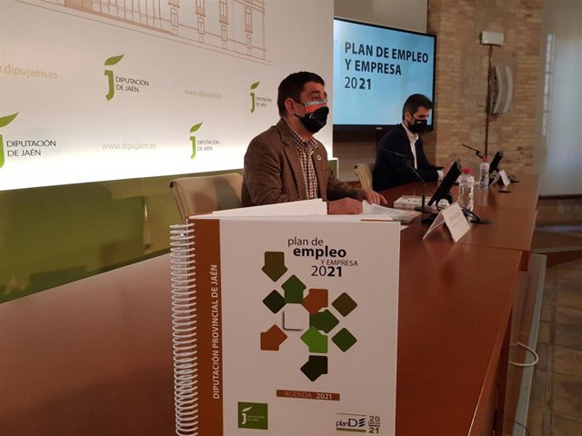 Presentación del Plan de Empleo y Empresa 20 21 de la Diputación de Jaén.