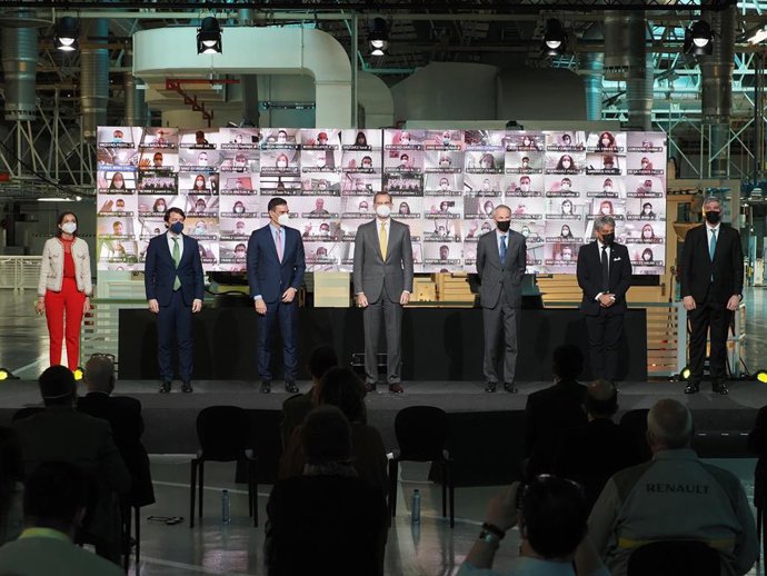 resentación del Plan Estratégico de Renault en la factoría de la compañía en Palencia.