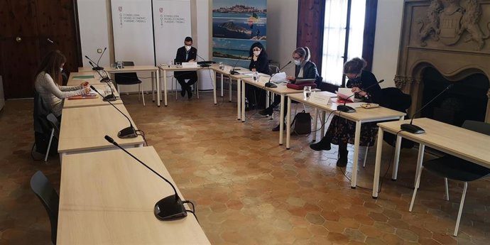 Presentación de datos de siniestralidad, en la Conselleria de Trabajo.