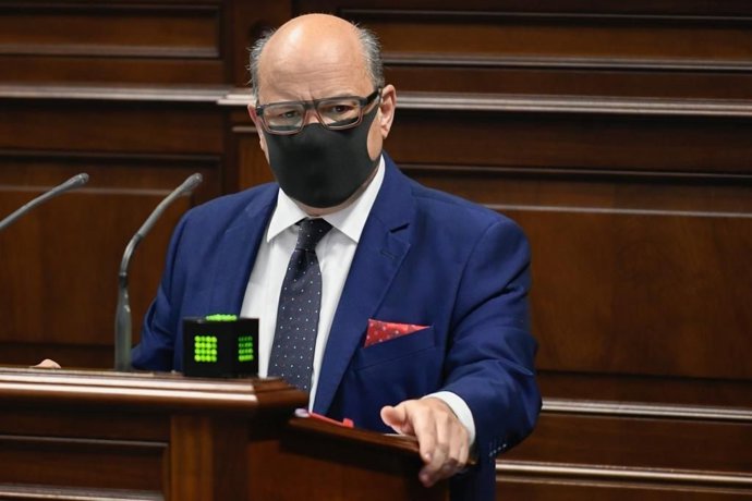 El portavoz del Grupo Nacionalista Canario, José Miguel Barragán