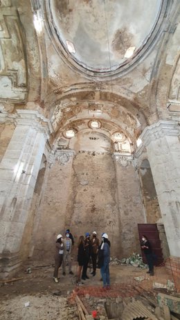 Visita al antiguo colegio Santa Catalina de Trigueros (Huelva).
