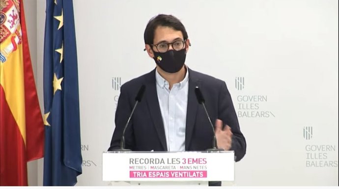 El portavoz del Govern y conseller de Modelo Económico, Turismo y Trabajo, Iago Negueruela.