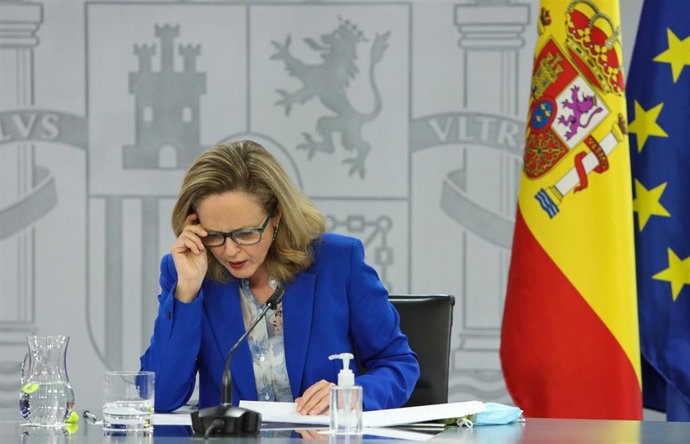 La vicepresidenta tercera y ministra de Asuntos Económicos y Transformación Digital, Nadia Calviño.