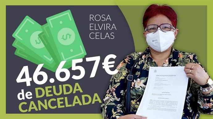 Rosa Elvira ha cancelado todas sus deudas gracias a Repara tu deuda