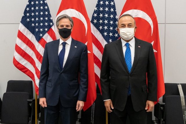 Reunión entre Antony Blinken y Mevlut Cavusoglu