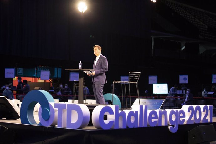 El consejero de Desarrollo Económico y Empresarial, Mikel Irujo, en la apertura de las jornadas OTD Challenge