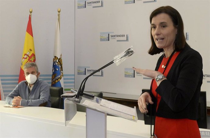 La alcaldesa de Santander, Gema Igual, en la presentación del II Plan de Choque