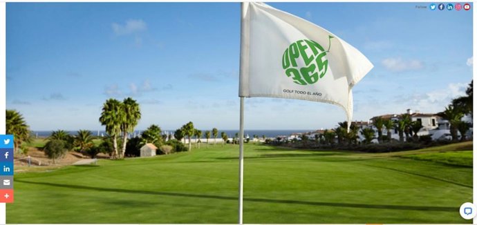 Campo de golf en Canarias