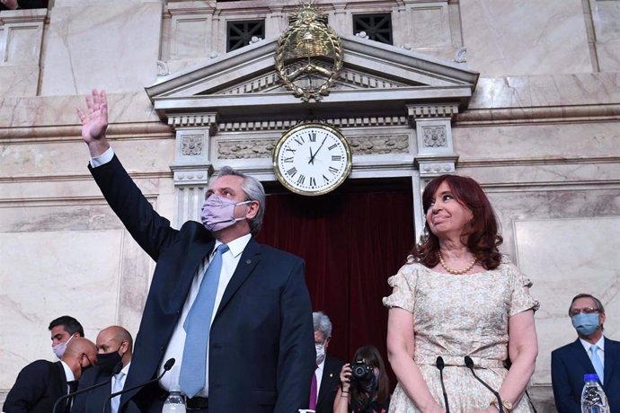 Alberto Fernández y Cristina Fernández