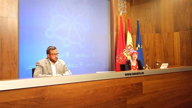 Archivo - Javier Remírez y Santos Induráin.