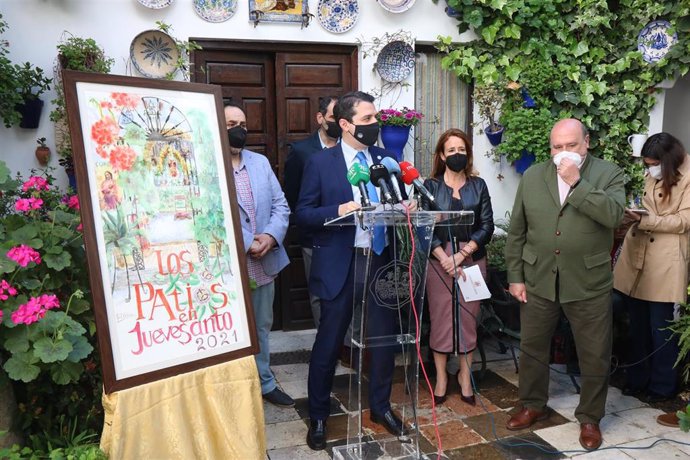 Presentación de la reapertura de los patios de Córdoba tras más de cien años el Jueves Santo con altares