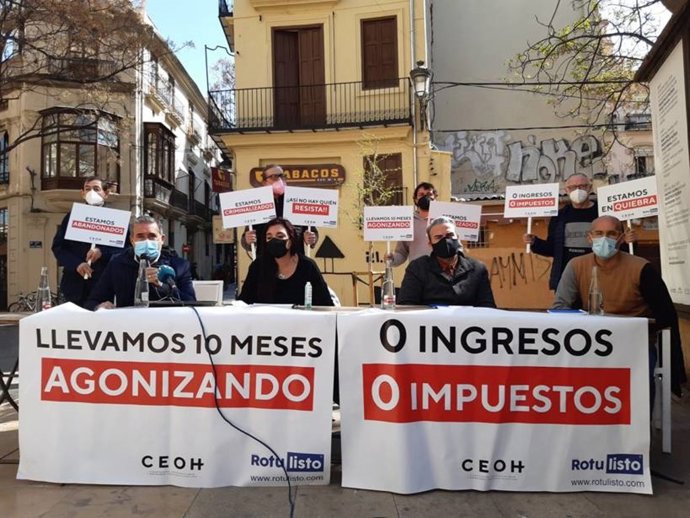 Rueda de prensa del ocio nocturno de la Comunidad Valenciana
