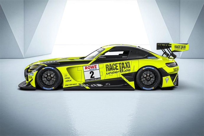 Mercedes con el que el piloto Dani Juncadella participará en las 24 Horas de Nürburgring