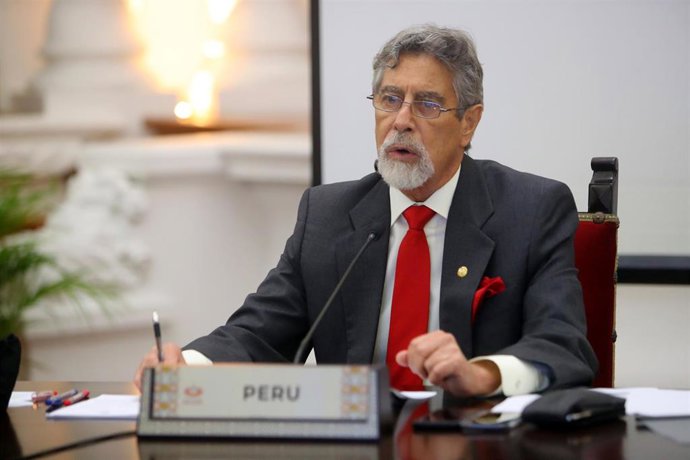 Archivo - Francisco Sagasti, presidente de Perú.