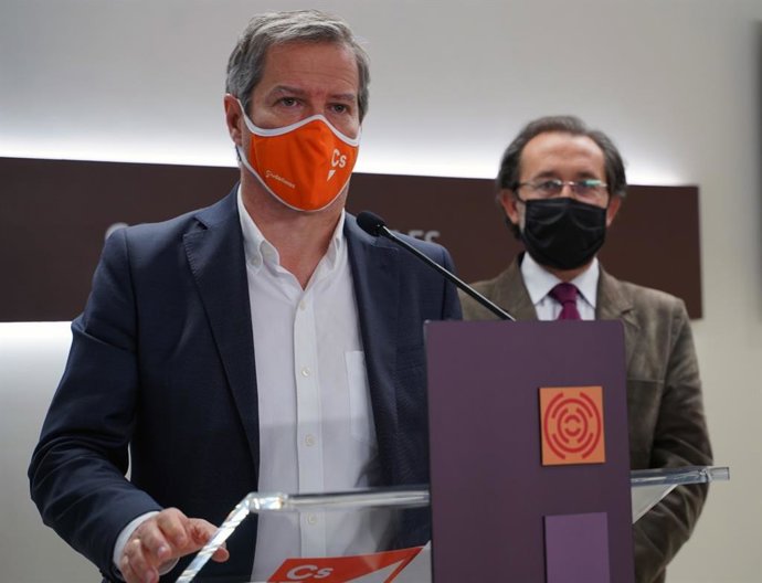 Daniel Pérez Calvo y José Luis Saz (Cs).