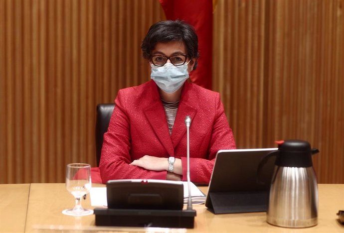 Archivo - La ministra de Asuntos Exteriores, Unión Europea y Cooperación, Arancha González Laya