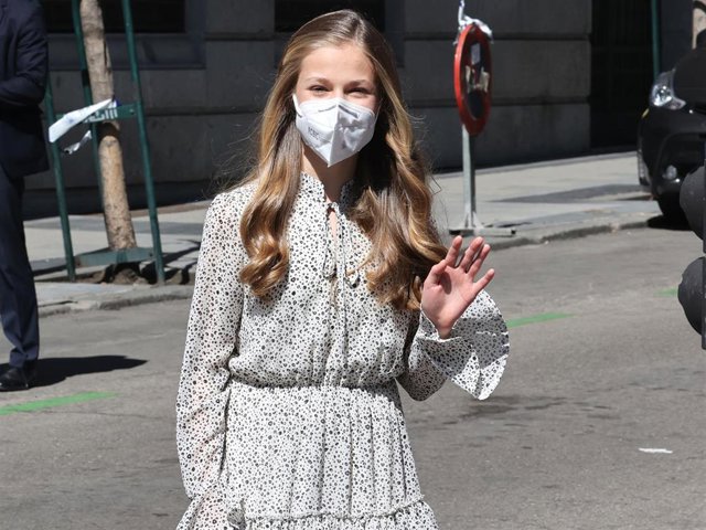 La Princesa Leonor, tras su primer acto en solitario